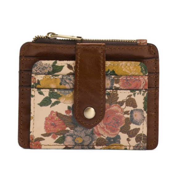 Patricia Nash Handbags - Patricia Nash Leather Cassis Id‎ Credit Card Case Wallet Floral Print Design